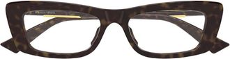 Bottega Veneta Oversized Cat-eye Optisch Montuur - Dames - Brillen - Bruin - 52 MM - Accessoires
