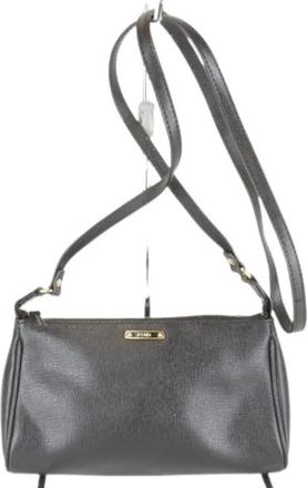 Fendi Pre-owned Cross Body Bags, female, Black, Size: ONE SIZE Pre-owned Vintage Pouch Shoulder Bag