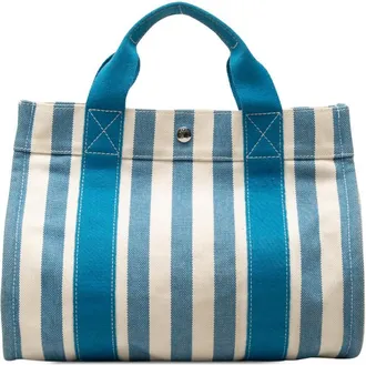 Herm&egrave;s Pre-owned Hermes Toile Cannes PM Tote Ladies 2YKAC8O4HSTPQ28I