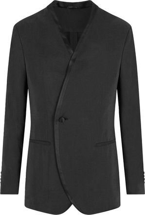 Giorgio Armani Upton Single-Button Minimalist Tuxedo Jacket