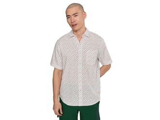Tommy Bahama Nova Wave Flock It To You Mens Clothing White : 3XL, Cotton/Lyocell/Spandex