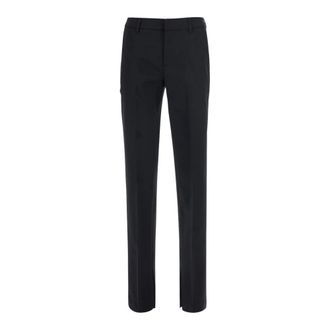 Pantaloni Torino Dames, Broeken, Zwart, Maat: XL Wol