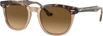 Ray-Ban Authentieke Hawkeye Zonnebril- Premium Kwaliteit - unisex - Zonnebrillen - Bruin - 52 MM - Accessoires