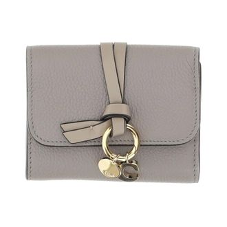 Chlo&eacute; Wallets & Cardholders, female, Gray, Size: ONE SIZE Printed Shirt