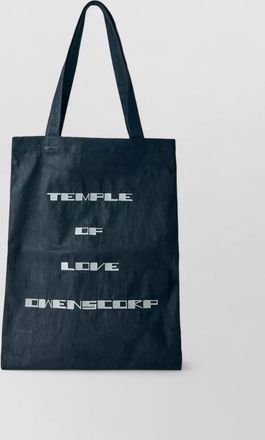 Rick Owens large tote bag drkshdw shopper logo