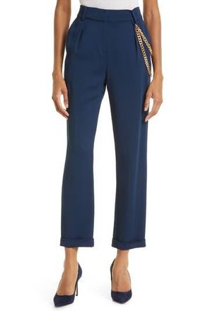 Ramy Brook Skylar Chain Detail Pants in Navy at Nordstrom Rack, Size 8