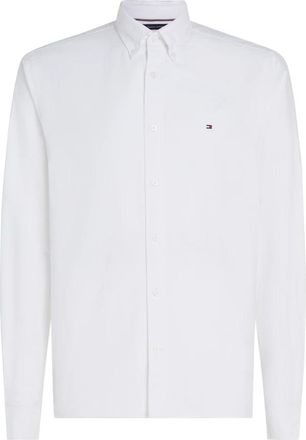 Tommy Hilfiger Formal Shirt - Heren - Casual Overhemden - Wit - 2XL - Overhemden