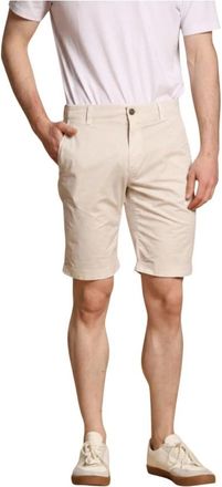 Mason's John Coolkhinos Chino Bermuda Shorts - Heren - Korte Broeken - Beige - 3XL - Katoen - Korte Broeken