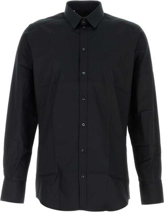 Dolce & Gabbana Black poplin shirt