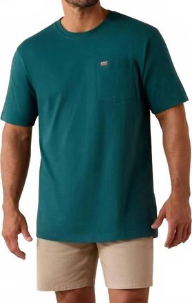 Ariat Rebar Cotton Strong T-Shirt In Mediterranean