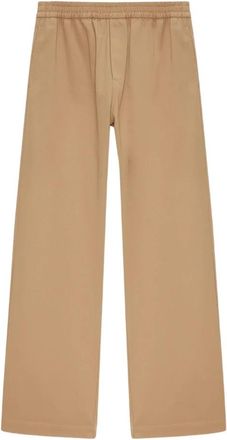 Msgm Elastische Trainingsbroek - Heren - Sweatpants - Beige - M - Broeken
