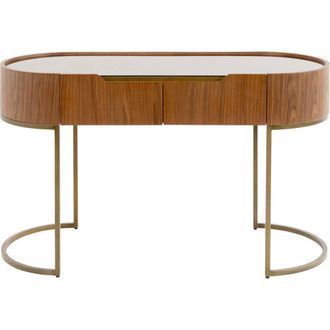 Kare Design Escritorio 140 x 80 cm de madera marr&oacute;n