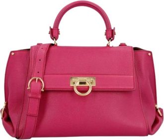 Ferragamo Pre-owned Sofia Handtas - Dames - Vintage Handtas - Rood - ONE Size - Leer - Vintage