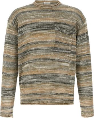 Roberto Collina Striped Crew-neck Sweater