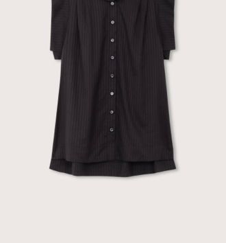 Prune Goldschmidt Womens Carlotta Tiny Ruffle Collar Sleeveless Shirt In Black