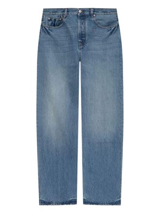 Jacquemus Blue Straight-Leg Five-Pocket Jeans