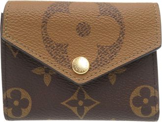 Louis Vuitton Brown Monogram Monogram Wallet (Tri-Fold) (Pre-Owned)