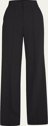 Alice & Olivia Dylan High-Waist Wide-Leg Pants