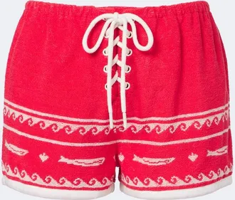Poss&eacute; Cody cotton terry shorts