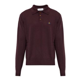Vivienne Westwood Truien & Vesten, Heren, Rood, XL, Wol, Mark Polo