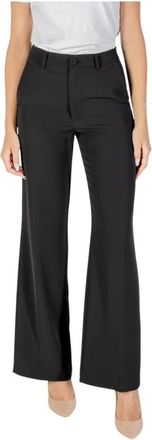 Rinascimento Broeken, Dames, Zwart, M, Polyester, Zwarte rits voorzak broek