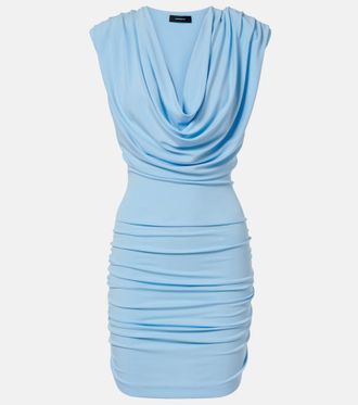 Wardrobe.NYC Draped jersey minidress