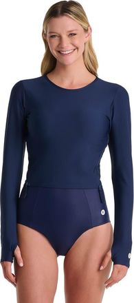 Coolibar Rash Guard - UPF 50+ Sun Protection - Bayfront in Navy at Nordstrom, Size Xx-Large