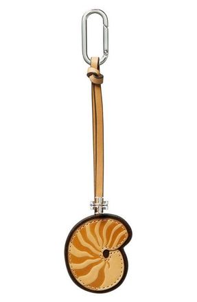 Tory Burch Snail Shell Bag Charm in Beige Multi at Nordstrom