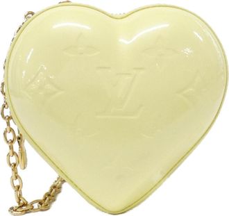 Louis Vuitton Yellow Leather Pouch (Pre-Owned)