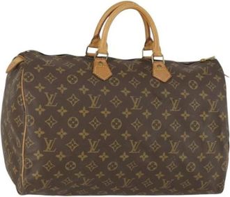 Louis Vuitton Pre-owned Handbags, female, Brown, Size: ONE SIZE Pre-owned Canvas Handbag