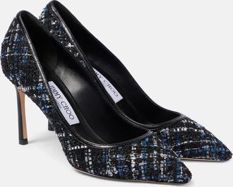 Jimmy Choo London Romy 85 tweed pumps