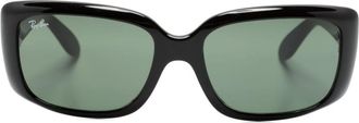 Ray-Ban RB4389 rectangle-frame sunglasses - women - Acetate - 55 - Black