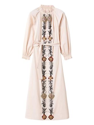 La DoubleJ Abito con ruches - Toni neutri