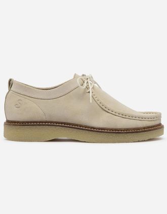 Oliver Sweeney Mens Oliver Sweeney Marana Calf Suede Mens Moccasin Shoes - Sand - Cream/Brown - Size: 10