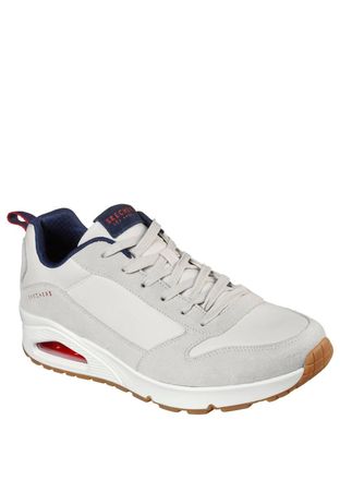 Skechers Mens Stacre Classic Casual Sneakers In White