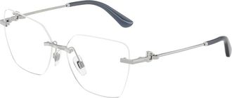 Dolce & Gabbana Cat Eye Optical Frame - Dames - Brillen - Grijs - 56 MM - Accessoires