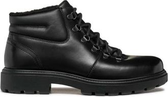 Geox U Spherica EC7 - Heren - Veterlaarzen - Zwart - 45 EU - Leer - Schoenen
