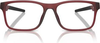Ferrari 54mm Rectangular Optical Glasses in Opal Matte Red /Demo Lens at Nordstrom