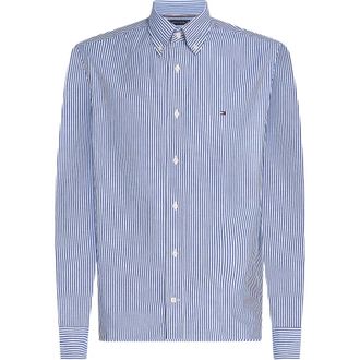 Tommy Hilfiger Heren, Overhemden, Blauw, Maat: S