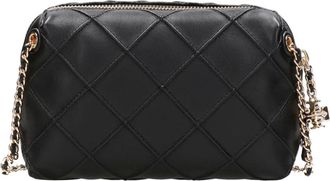 Tory Burch Tassen, Dames, Zwart, ONE Size, Leer, Fleming Soft Crossbody Tas
