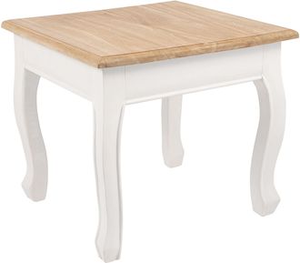 Clp Mesa Auxiliar Alma Natural/blanco