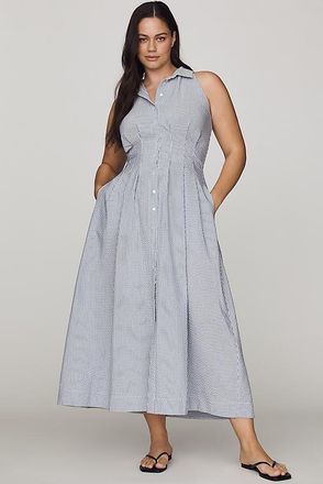 Exquise Tobie Sleeveless Shirtdress by Exquise