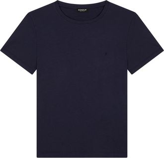Dondup Regular Fit Katoenen T-shirt - Heren - T-shirts - Blauw - XL - Katoen - Tops