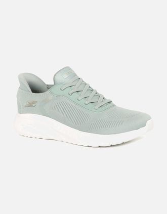 Skechers Womens Bobs Squad Chaos Slip In Trainers - Green - Size: 4