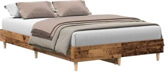vidaXL Estructura de cama sin colchón madera vieja 120x190 cm madera Vidaxl
