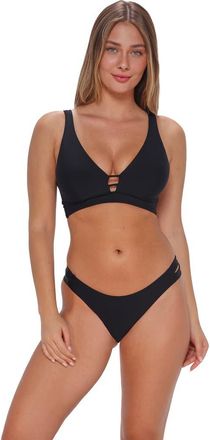 Sunsets Natalie Bikini Swimsuit Top - F Cup in Black at Nordstrom, Size 36