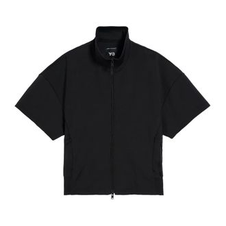 adidas Y-3 SS Windbreaker Zwarte Jas - Dames - Outdoorjassen - Zwart - XS - Fitness