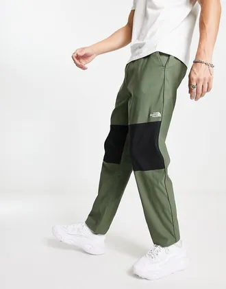 The North Face Class V - Pantaloni comodi kaki con vita elasticizzata-Verde