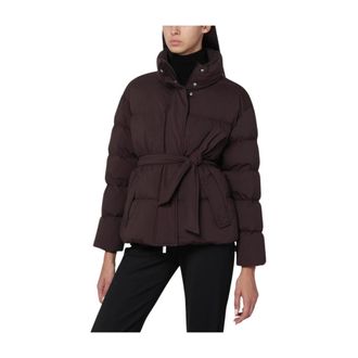 Herno Dames, Jassen, Bruin, Maat: M Polyamide