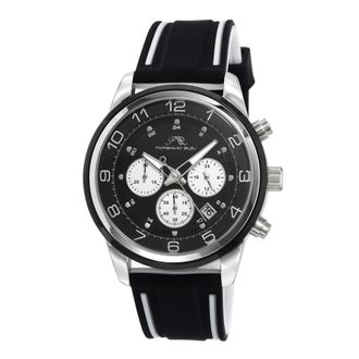 Porsamo Bleu Arthur Chronograph Quartz Black Dial Mens Watch 1092AARR